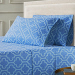 Superior Moroccan Trellis Cotton Flannel 2 Piece Pillowcase Set