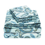 100% Cotton Flannel Floral Deep Pocket Sheet Set