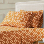 Superior Moroccan Trellis Cotton Flannel 2 Piece Pillowcase Set