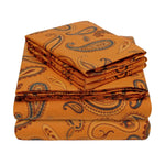100% Cotton Flannel Floral Deep Pocket Sheet Set