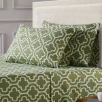 Superior Moroccan Trellis Cotton Flannel 2 Piece Pillowcase Set