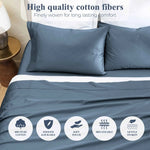 Superior Apus 100% Cotton Perfect Fit Deep Pocket Sheet Set