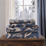 100% Cotton Flannel Floral Deep Pocket Sheet Set