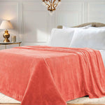Superior Fleece Plush Medium Weight Fluffy Solid Decorative Blanket