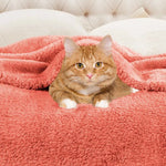 Superior Fleece Plush Medium Weight Fluffy Solid Decorative Blanket