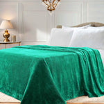 Superior Fleece Plush Medium Weight Fluffy Solid Decorative Blanket