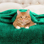 Superior Fleece Plush Medium Weight Fluffy Solid Decorative Blanket