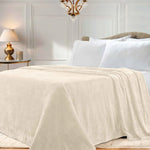 Superior Fleece Plush Medium Weight Fluffy Solid Decorative Blanket