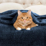 Superior Fleece Plush Medium Weight Fluffy Solid Decorative Blanket