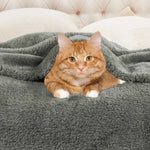 Superior Fleece Plush Medium Weight Fluffy Solid Decorative Blanket