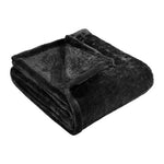 Superior Fleece Plush Medium Weight Fluffy Solid Decorative Blanket