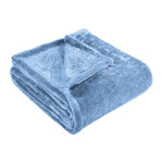 Superior Fleece Plush Medium Weight Fluffy Solid Decorative Blanket