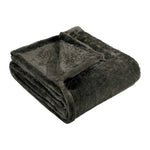 Superior Fleece Plush Medium Weight Fluffy Solid Decorative Blanket