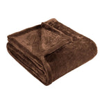 Superior Fleece Plush Medium Weight Fluffy Solid Decorative Blanket
