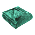 Superior Fleece Plush Medium Weight Fluffy Solid Decorative Blanket