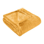 Superior Fleece Plush Medium Weight Fluffy Solid Decorative Blanket