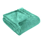 Superior Fleece Plush Medium Weight Fluffy Solid Decorative Blanket