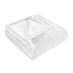 Superior Fleece Plush Medium Weight Fluffy Solid Decorative Blanket