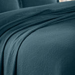 Lightweight Cotton Bedspread Sets 3-Piece Fleur De Lis Jacquard Matelasse