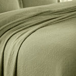 Lightweight Cotton Bedspread Sets 3-Piece Fleur De Lis Jacquard Matelasse