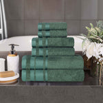 Superior Hays Cotton Medium Weight 6 Piece Assorted Bathroom Towel Set