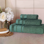Superior Hays Cotton Medium Weight 3 Piece Assorted Bathroom Towel Set