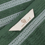Superior Brea Zero Twist Cotton Ribbed Geometric 9 Piece Towel Set