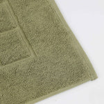 Superior Nora Cotton Thick Solid Checkered Washable Bath Mat Set of 2