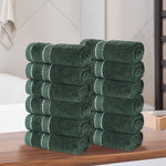 12-Piece Egyptian Giza Cotton Plush Towel Set