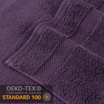 12-Piece Set, 100% Cotton Bathroom Towels, Zero Twist