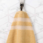 Superior Brea Zero Twist Cotton Ribbed Geometric 8 Piece Towel Set