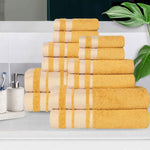 Superior Hays Cotton Medium Weight 12 Piece Bathroom Towel Set