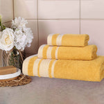 Superior Hays Cotton Medium Weight 3 Piece Assorted Bathroom Towel Set