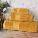 3-Piece Egyptian Giza Cotton Plush Towel Set
