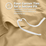 1200 Thread Count Egyptian Cotton Solid Duvet Cover