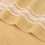 Superior Sadie Zero Twist Cotton Absorbent Solid 3 Piece Towel Set