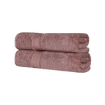 Superior Cotton Heavyweight Absorbent Plush 2 Piece Bath Sheet Set
