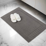 Superior Leo Cotton Modern Absorbent Heavy Washable Bath Mat Set of 2