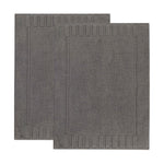 Superior Leo Cotton Modern Absorbent Heavy Washable Bath Mat Set of 2
