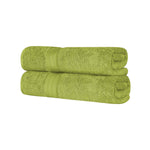 Superior Cotton Heavyweight Absorbent Plush 2 Piece Bath Sheet Set