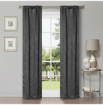 Blackout Window Curtains Wave Geometric Room Darkening Washable Set of 2
