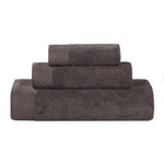 3 Piece Egyptian Cotton Bath Towel Set Basketweave