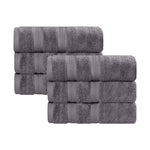 Superior Smart Dry Zero Twist Cotton Medium Weight Hand Towels, Set of 6