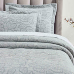 Floral Cotton Matelassé Bedspread Set Hibiscus Jacquard (3-Piece)