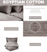 300 Thread Count Egyptian Cotton Solid Duvet Cover