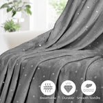 Superior Fleece Plush Medium Weight Fluffy Soft Decorative Blanket