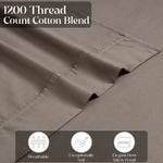 1200 Thread Count Cotton Rich Bed Sheet Set