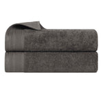 Superior Honeycomb Textured Border Cotton Luxury Bath Sheets, Set of 2