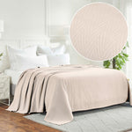 Lightweight Cotton Blanket – Metro Chevron, All-Season Bedding