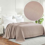 Lightweight Cotton Blanket – Metro Chevron, All-Season Bedding